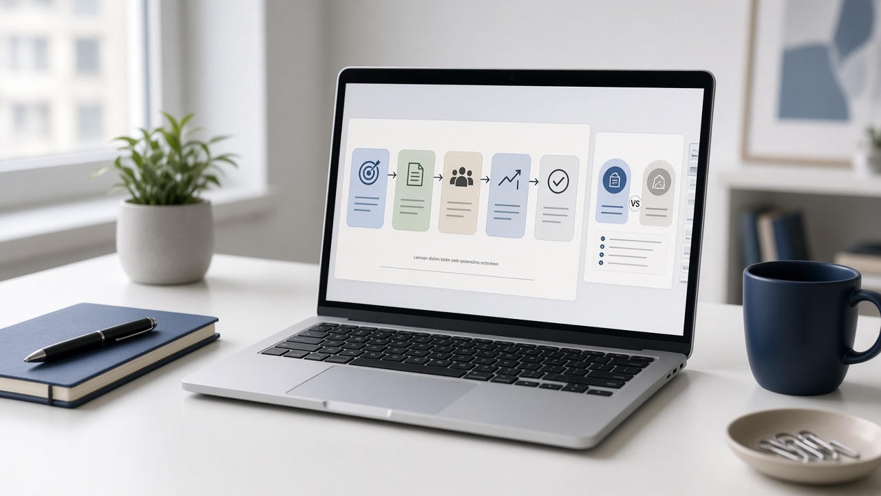 AI graphics for presentation showing process diagrams, infographics, and comparison slide visuals