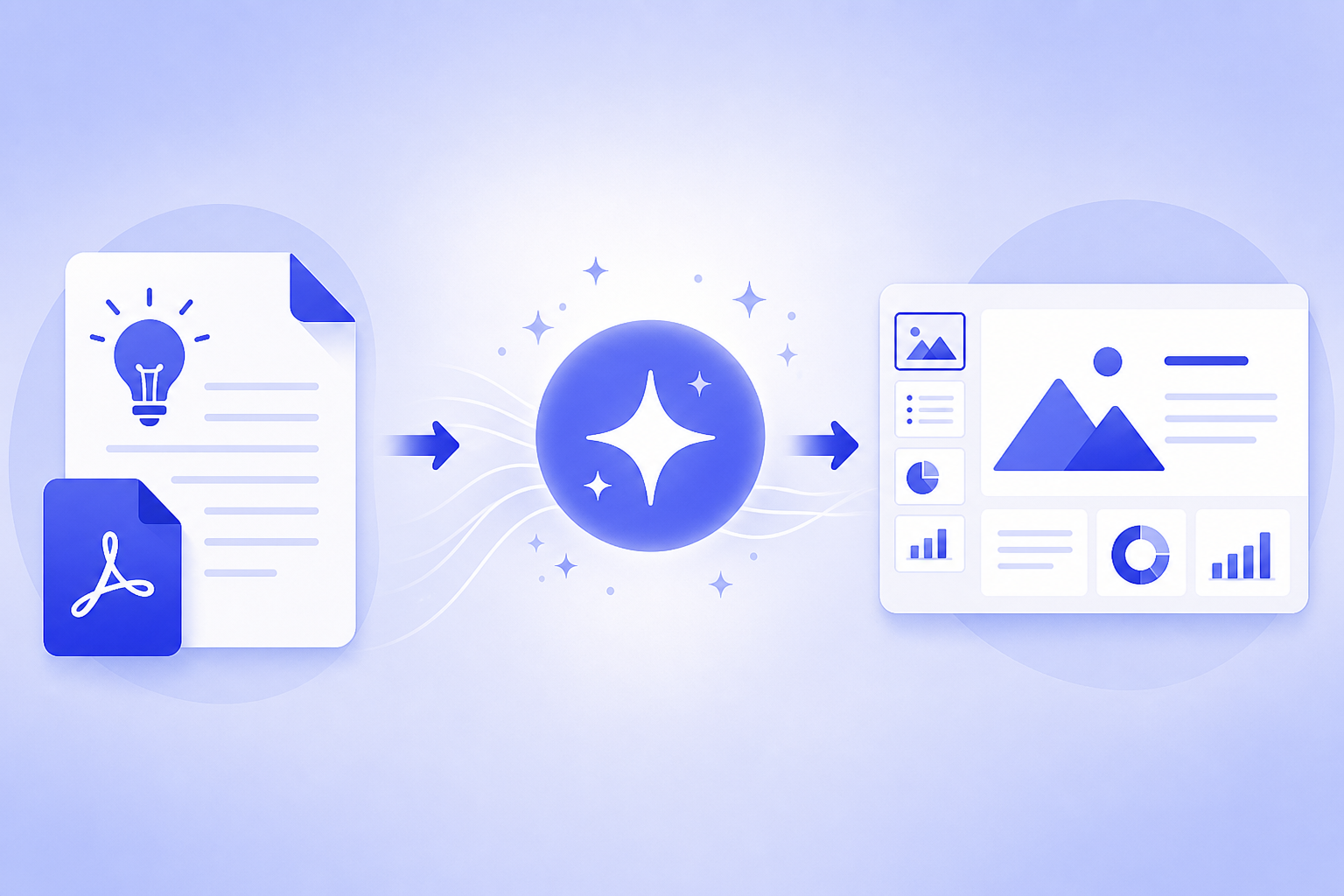 free ai ppt no watermark example for Practical Workflow: From Idea or Document to Watermark-Free Presentation