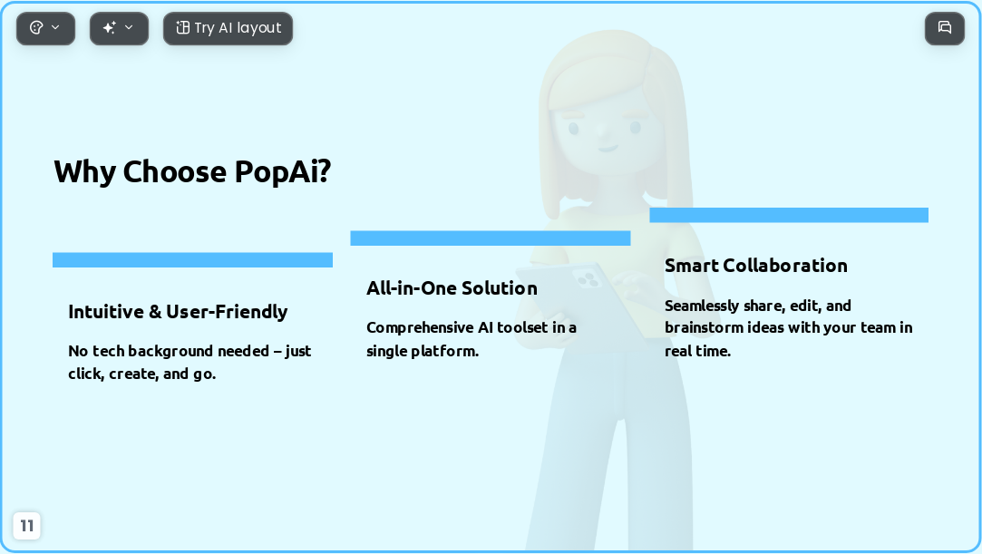 3D scene AI Presentation Template for Teaching Courseware 2026 - Slide 11