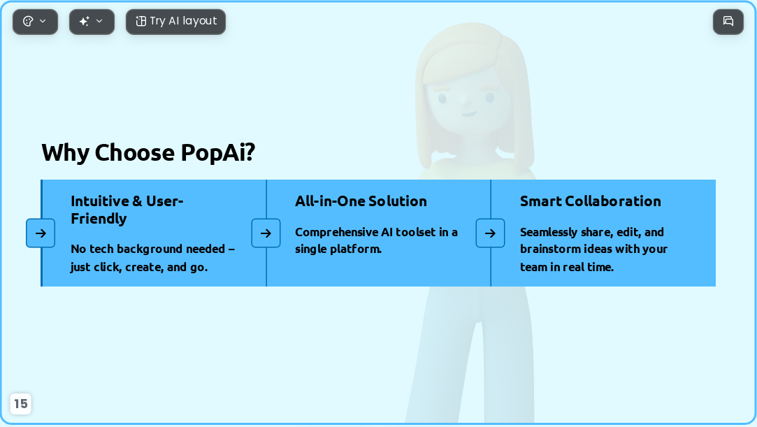 3D scene AI Presentation Template for Teaching Courseware 2026 - Slide 15