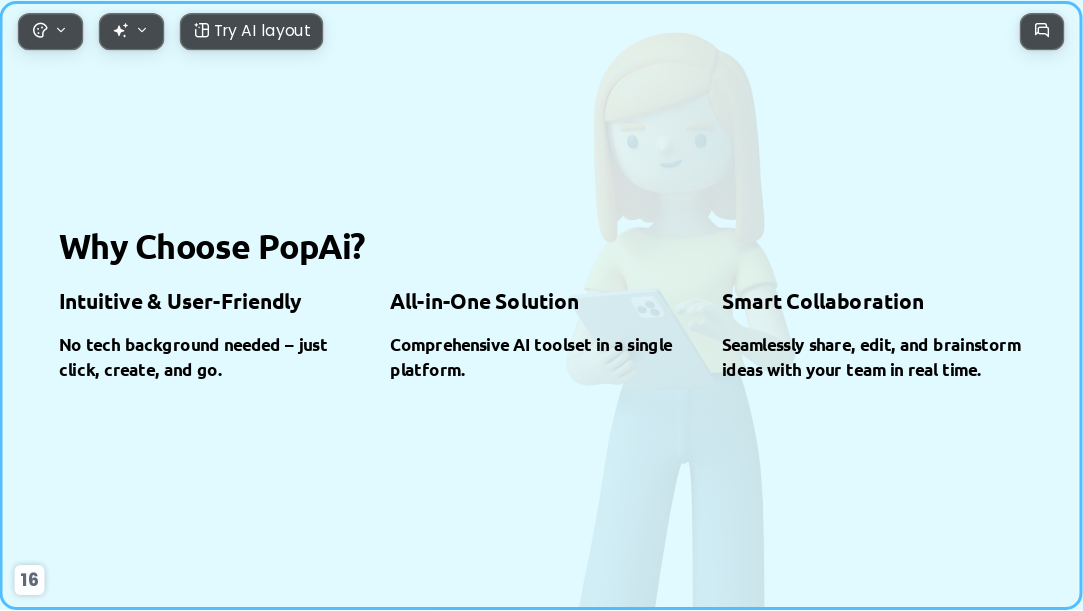 3D scene AI Presentation Template for Teaching Courseware 2026 - Slide 16