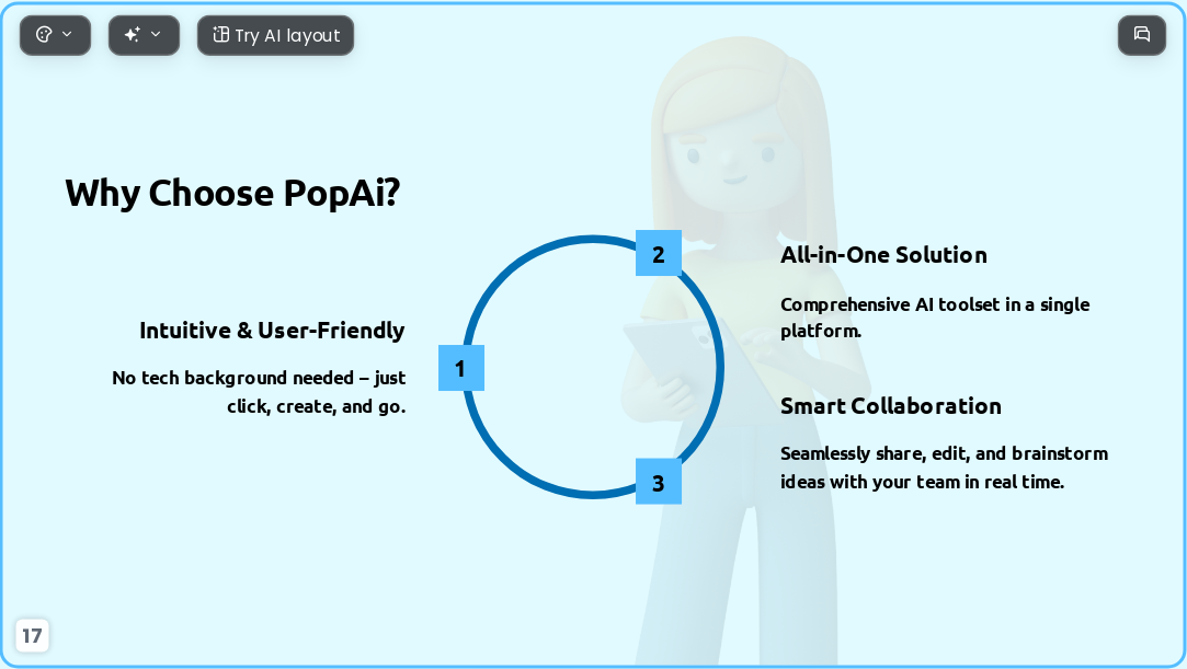 3D scene AI Presentation Template for Teaching Courseware 2026 - Slide 17