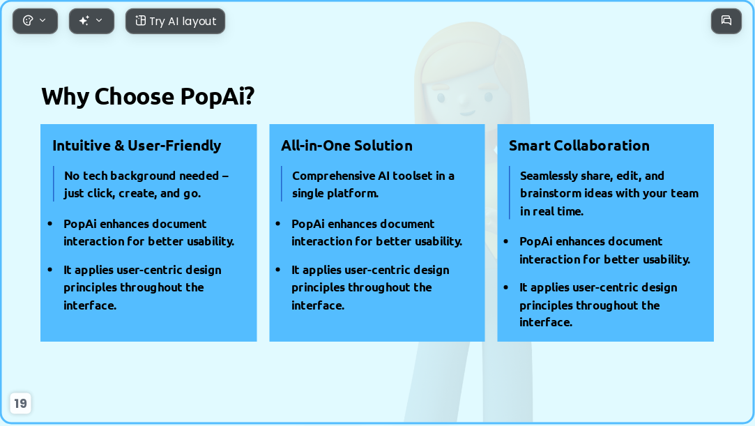 3D scene AI Presentation Template for Teaching Courseware 2026 - Slide 19