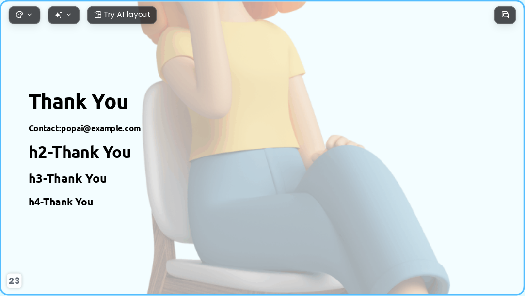 3D scene AI Presentation Template for Teaching Courseware 2026 - Slide 23
