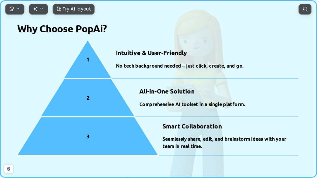 3D scene AI Presentation Template for Teaching Courseware 2026 - Slide 6