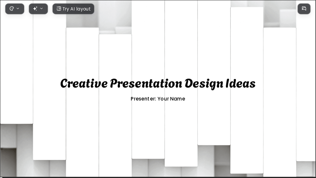 White Qin Music Art AI Presentation Template for Artwork Showcase 2026
