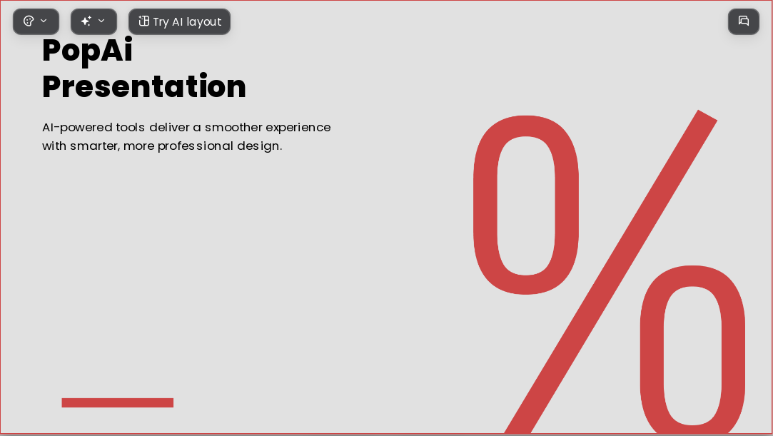 The Power of Data AI Presentation Template for Design Showcase 2026 - Slide 1