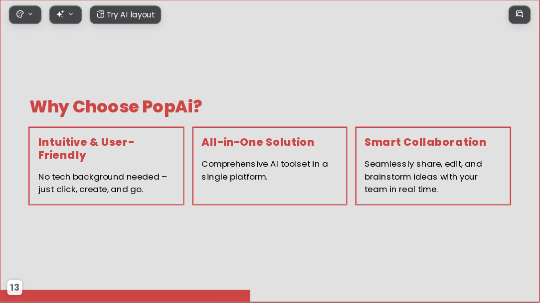 The Power of Data AI Presentation Template for Design Showcase 2026 - Slide 13