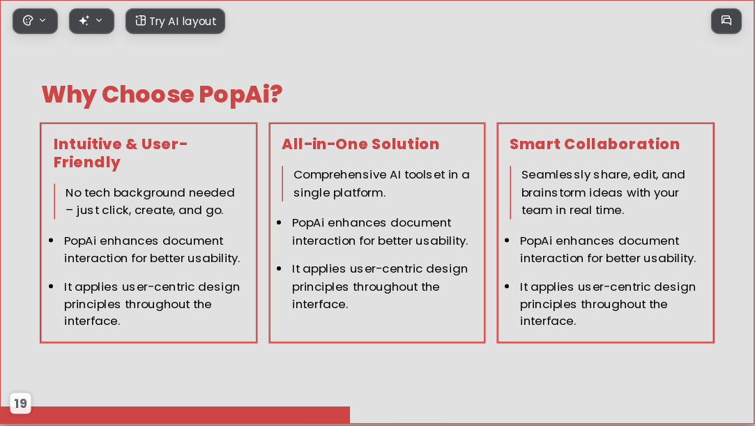The Power of Data AI Presentation Template for Design Showcase 2026 - Slide 19
