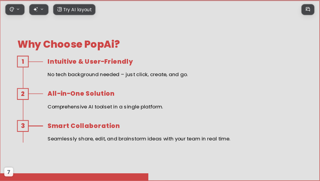 The Power of Data AI Presentation Template for Design Showcase 2026 - Slide 7