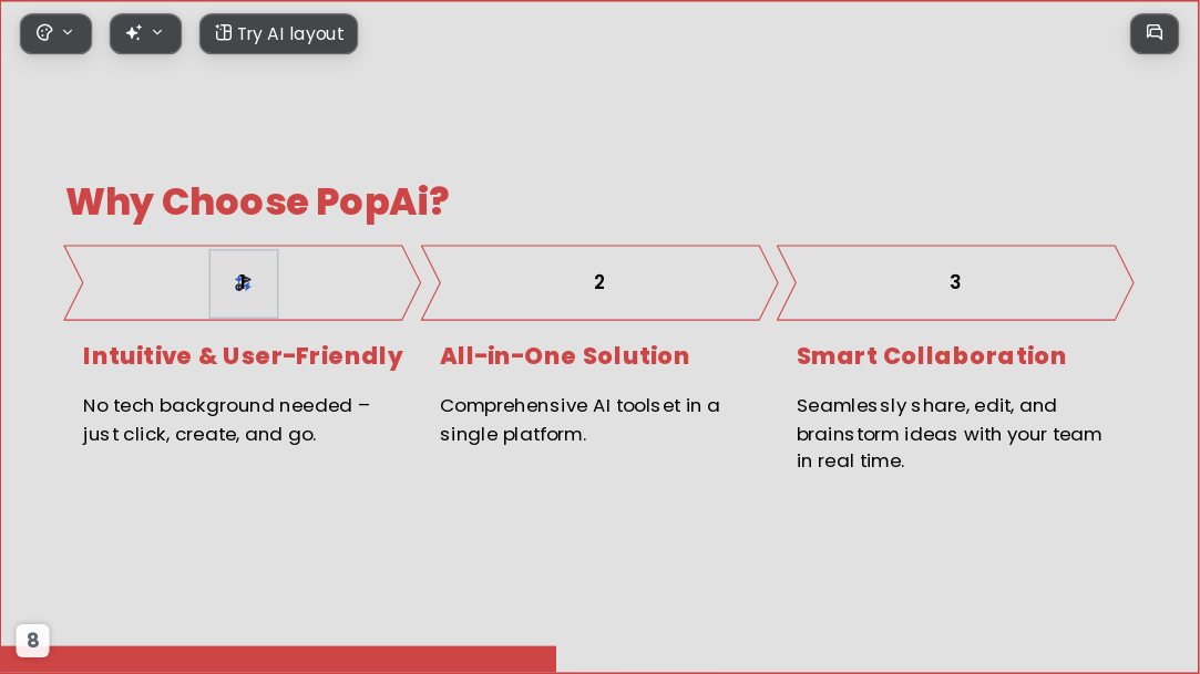 The Power of Data AI Presentation Template for Design Showcase 2026 - Slide 8