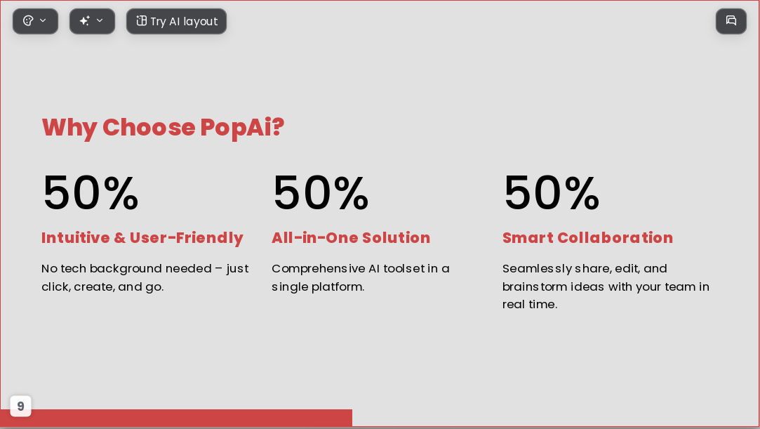 The Power of Data AI Presentation Template for Design Showcase 2026 - Slide 9