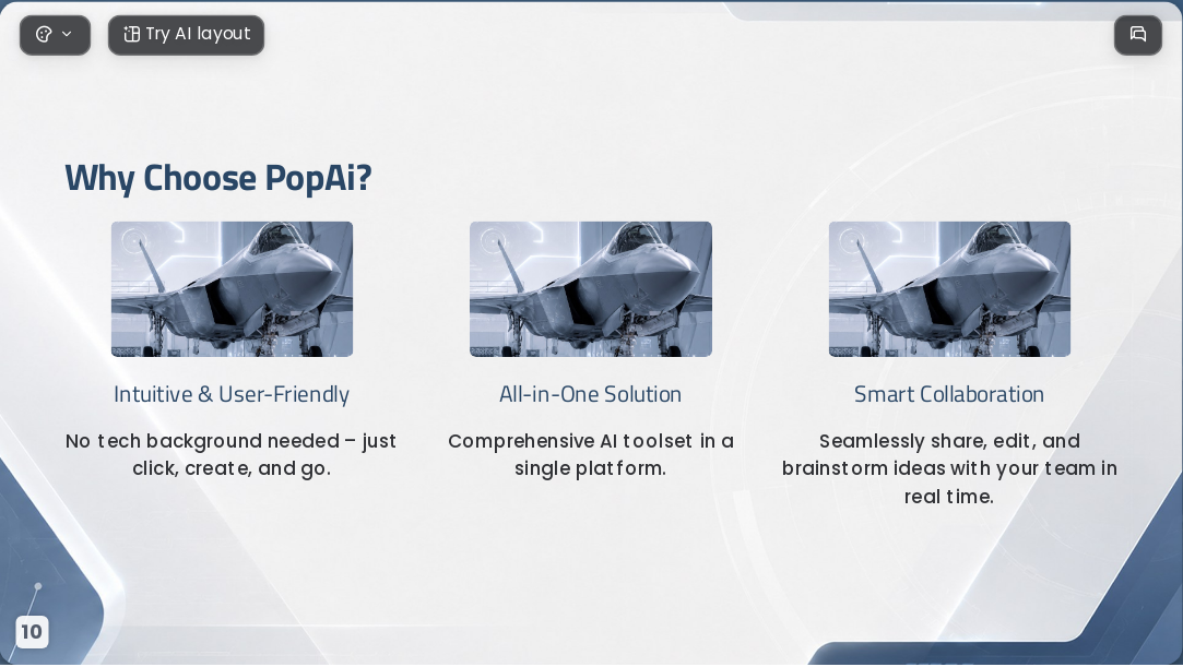 Modern Defense Technology AI PowerPoint Templates for Aerospace and Military Innovation 2026 - Slide 10