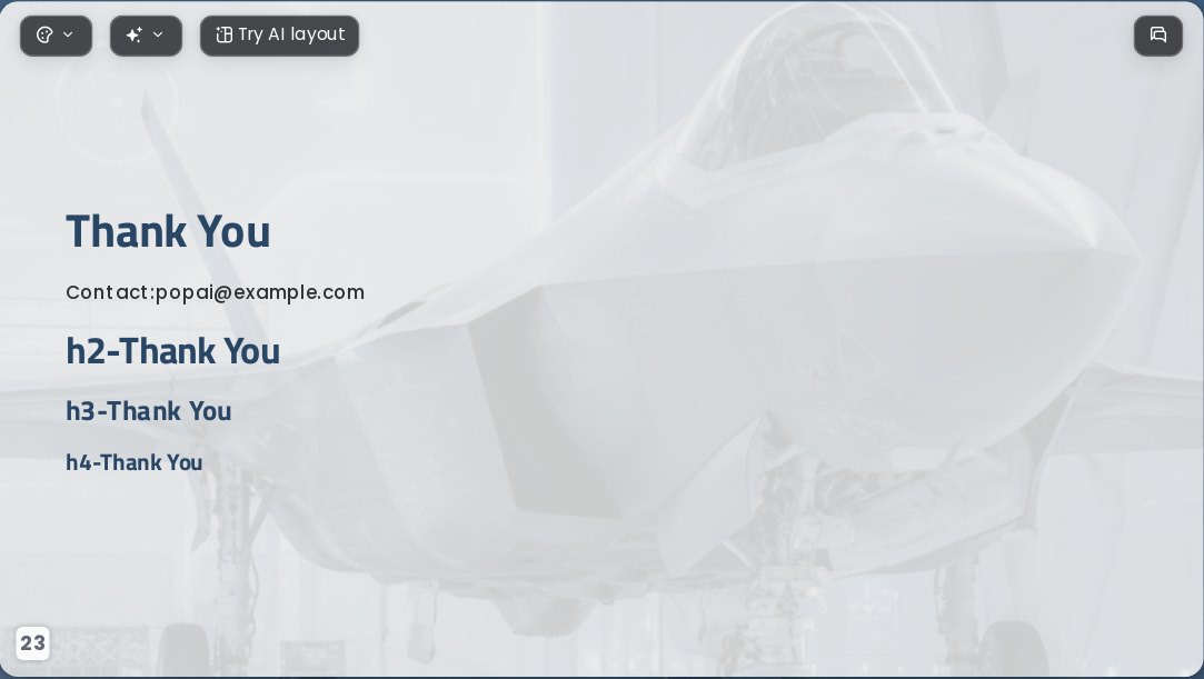 Modern Defense Technology AI PowerPoint Templates for Aerospace and Military Innovation 2026 - Slide 23