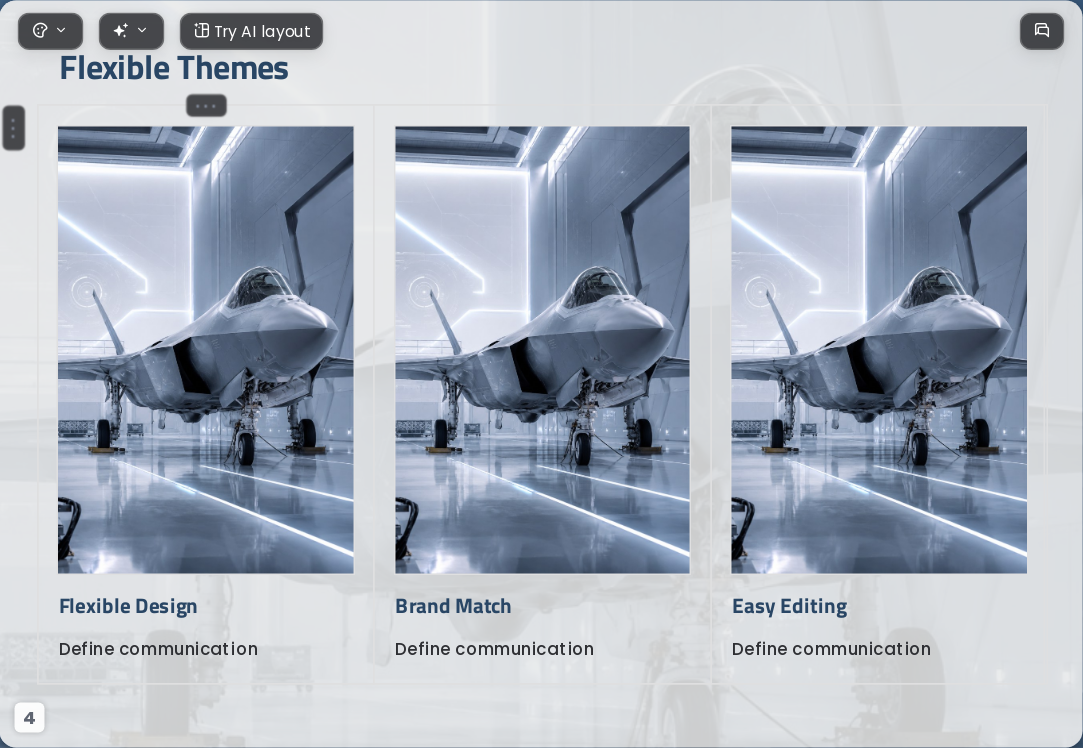 Modern Defense Technology AI PowerPoint Templates for Aerospace and Military Innovation 2026 - Slide 4