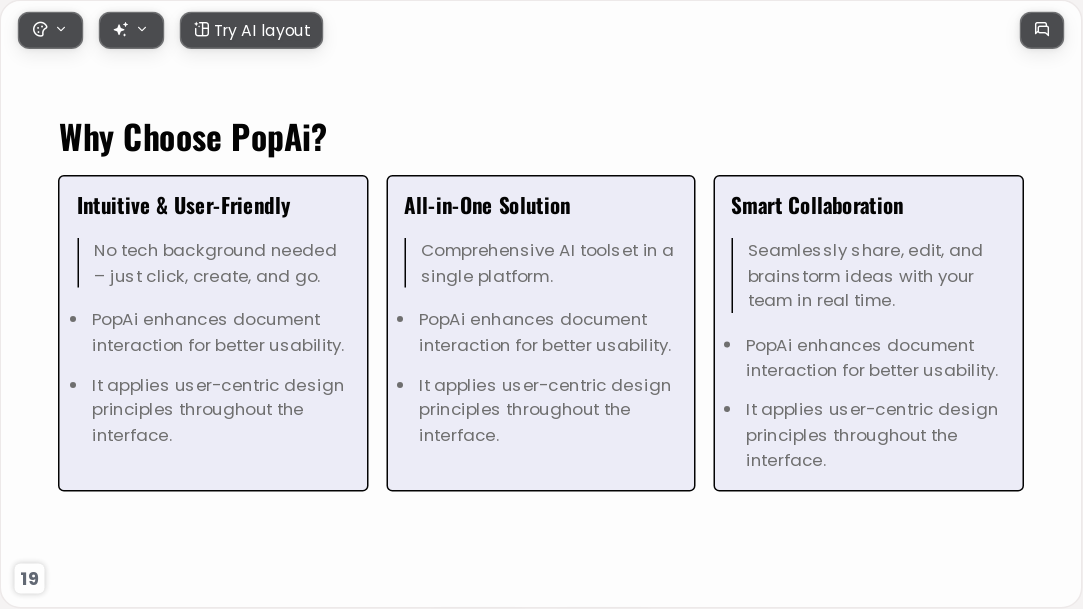 Warm Gray AI Presentation Template for Academic Report 2026 - Slide 19