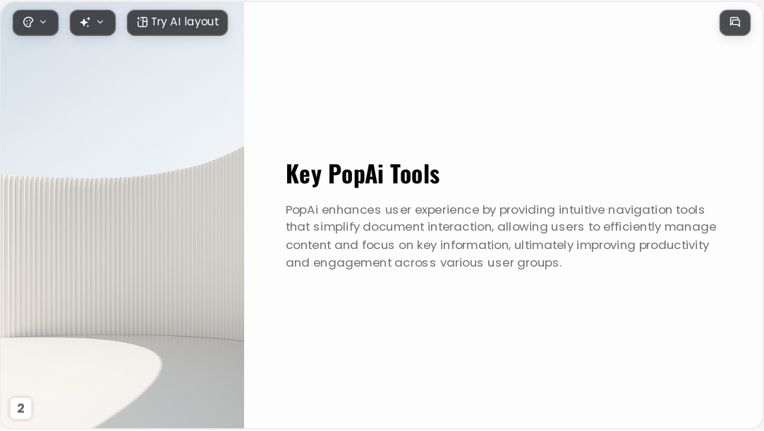 Warm Gray AI Presentation Template for Academic Report 2026 - Slide 2