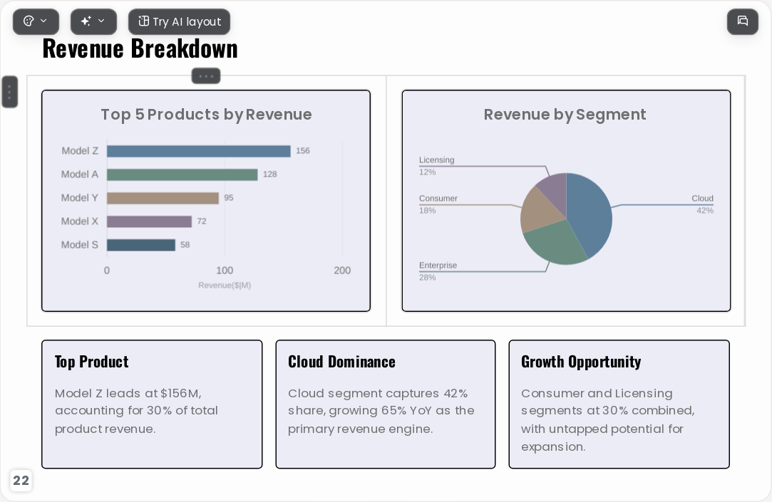 Warm Gray AI Presentation Template for Academic Report 2026 - Slide 22