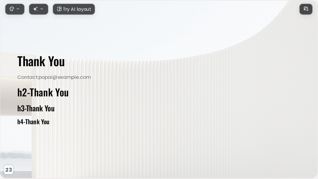 Warm Gray AI Presentation Template for Academic Report 2026 - Slide 23