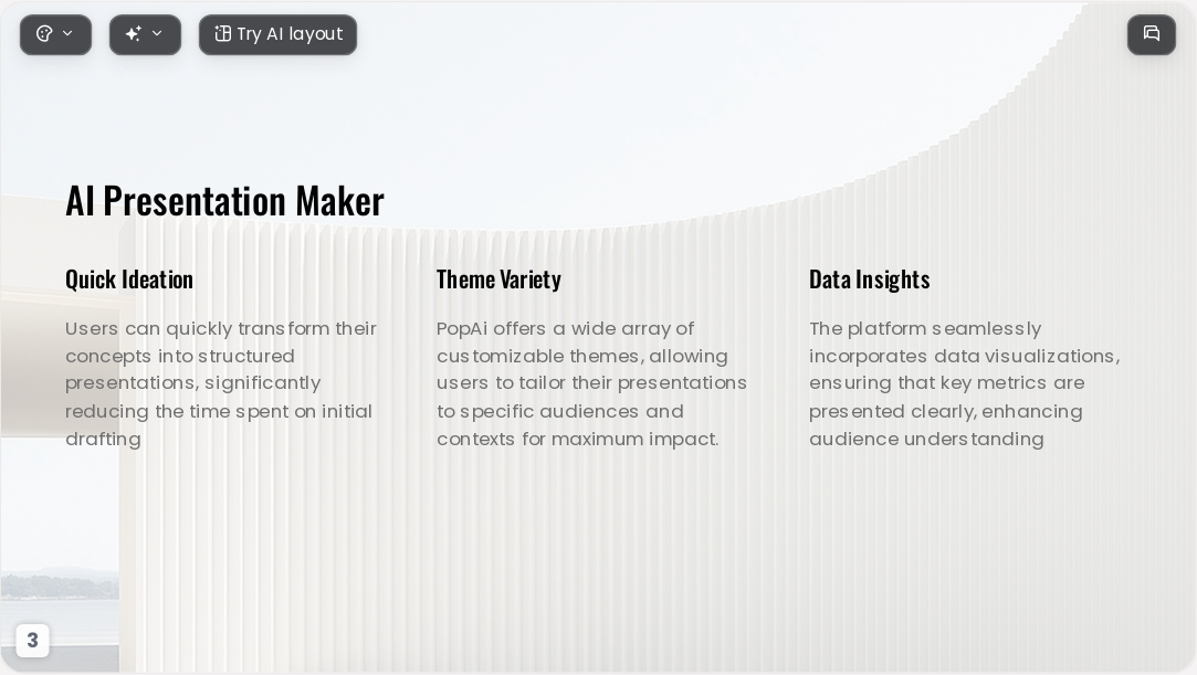 Warm Gray AI Presentation Template for Academic Report 2026 - Slide 3