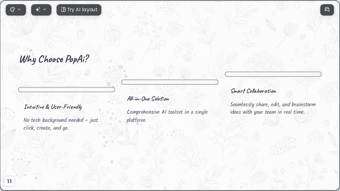 Creative Journey AI Presentation Template for Portfolio Showcase 2026 - Slide 11