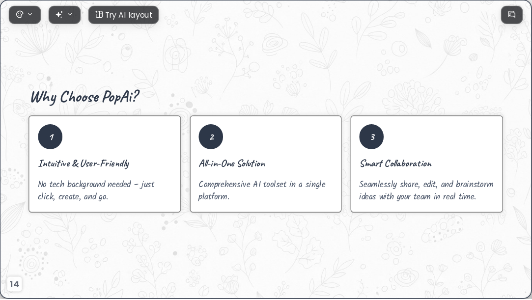 Creative Journey AI Presentation Template for Portfolio Showcase 2026 - Slide 14