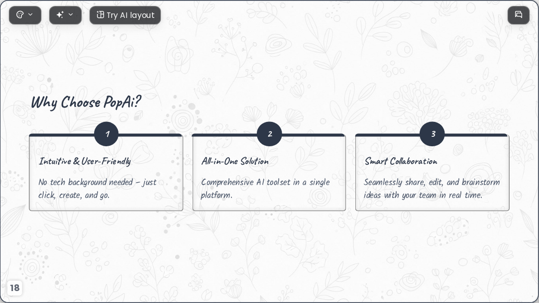 Creative Journey AI Presentation Template for Portfolio Showcase 2026 - Slide 18