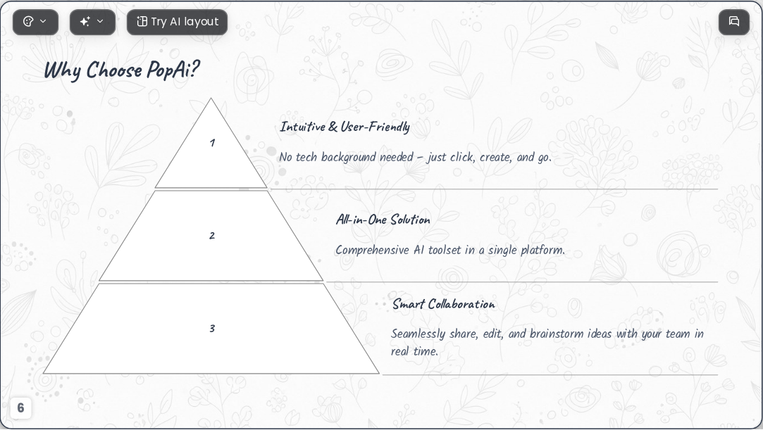 Creative Journey AI Presentation Template for Portfolio Showcase 2026 - Slide 6