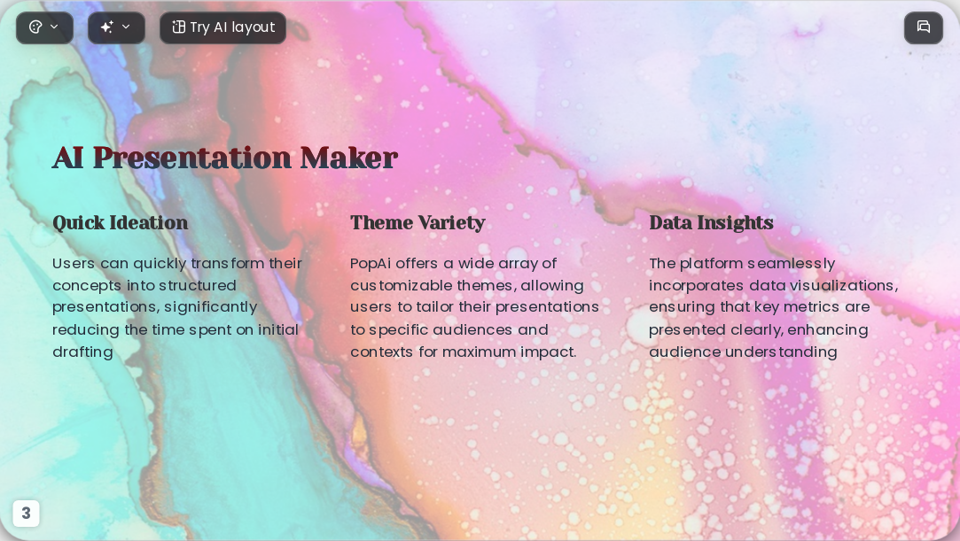 Colorful Colors AI Presentation Template for Teaching Courseware 2026 - Slide 3
