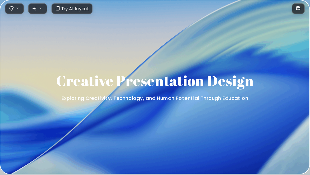 Hape the Future AI Presentation Template for Academic Report 2026