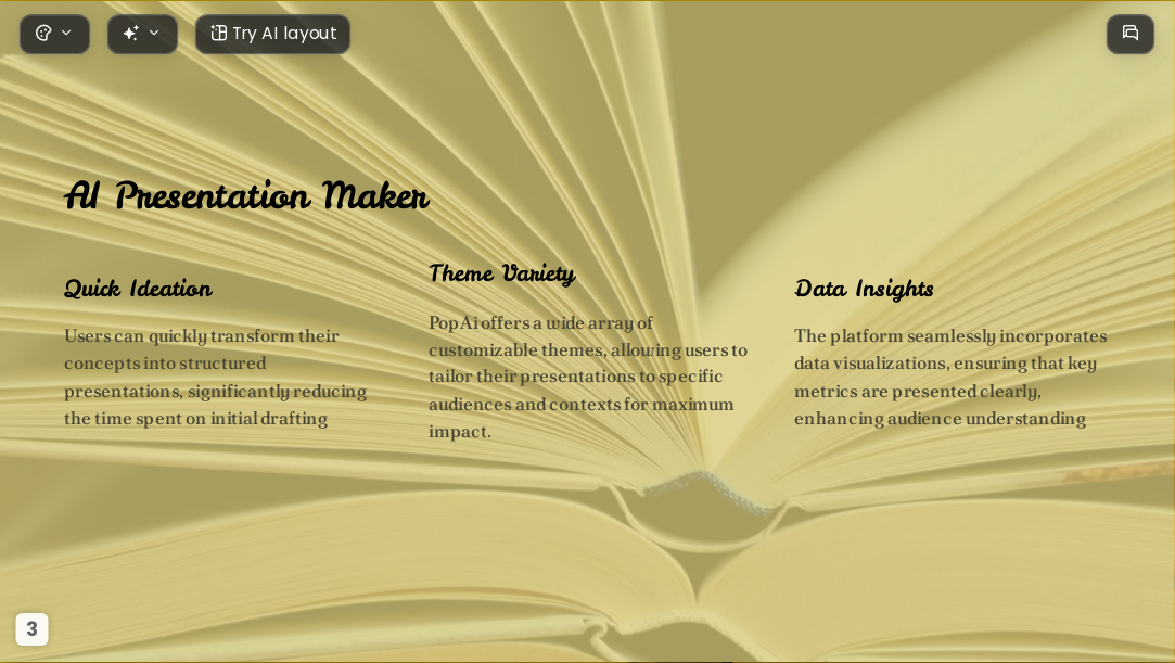 Numerous books AI Presentation Template for Academic Report 2026 - Slide 3