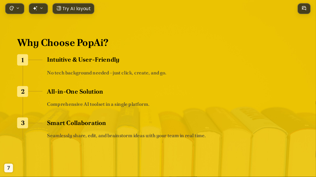 Numerous books AI Presentation Template for Academic Report 2026 - Slide 7