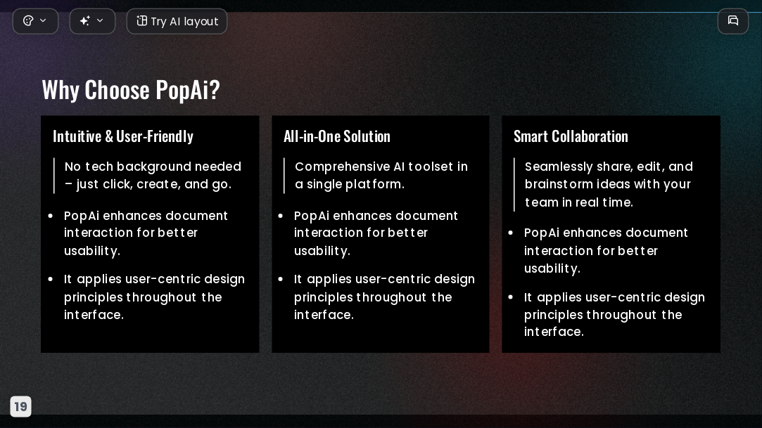Beyond the Data AI Presentation Template for Academic Report 2026 - Slide 19