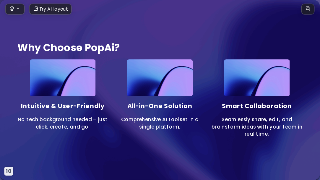 Gold-laced Purple AI Presentation Template for Portfolio Showcase 2026 - Slide 10
