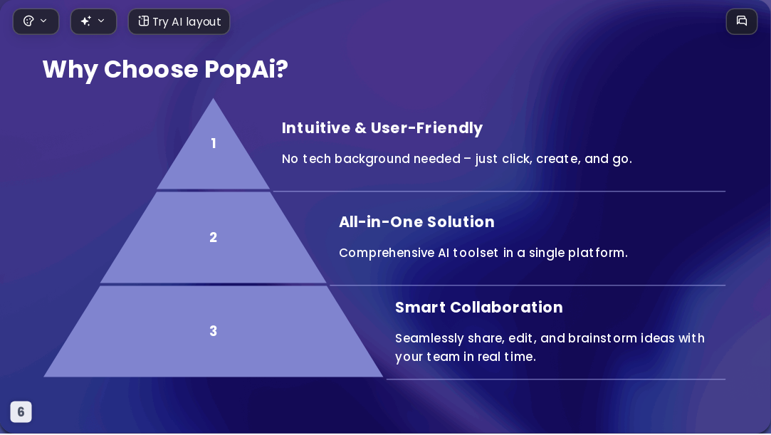 Gold-laced Purple AI Presentation Template for Portfolio Showcase 2026 - Slide 6