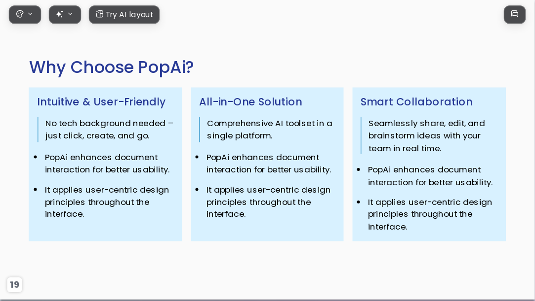 Minimalist geometric style AI Presentation Template for Teaching Courseware 2026 - Slide 19