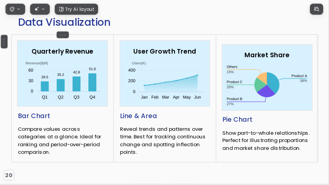 Minimalist geometric style AI Presentation Template for Teaching Courseware 2026 - Slide 20