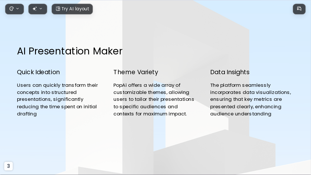 Minimalist geometric style AI Presentation Template for Teaching Courseware 2026 - Slide 3