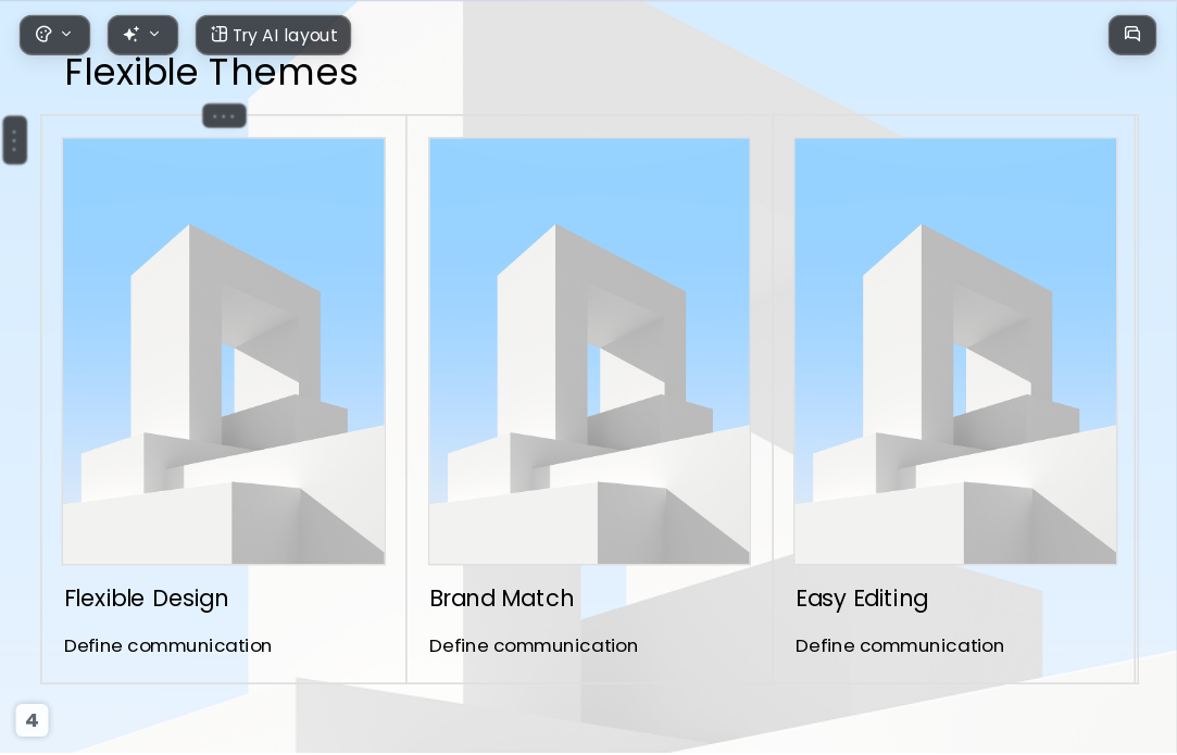 Minimalist geometric style AI Presentation Template for Teaching Courseware 2026 - Slide 4