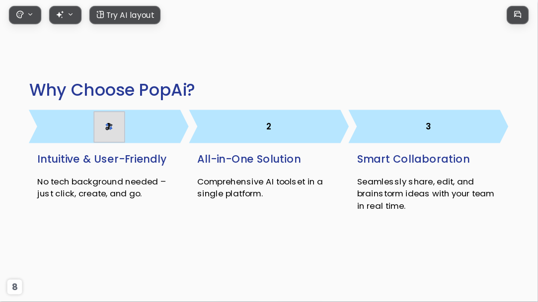 Minimalist geometric style AI Presentation Template for Teaching Courseware 2026 - Slide 8