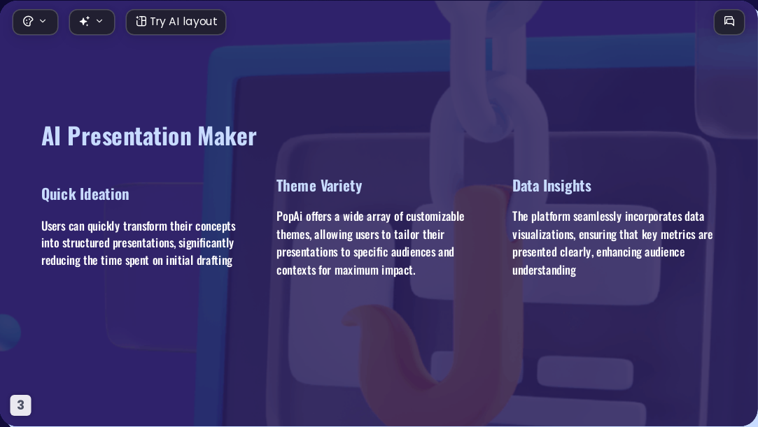 black business 3D AI Presentation Template for Teaching Courseware 2026 - Slide 3