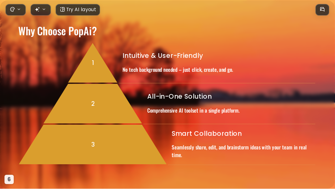 Orange gradient sunset AI Presentation Template for Artwork Showcase 2026 - Slide 6