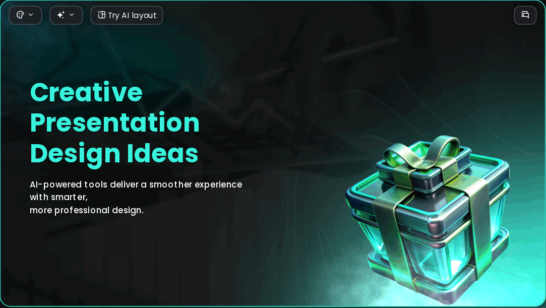 Military Green AI Presentation Template for Creative Proposal 2026