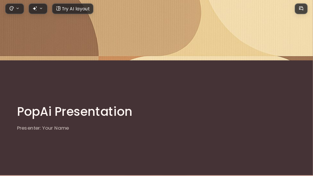 Retro Coffee AI Presentation Template for Portfolio Showcase 2026