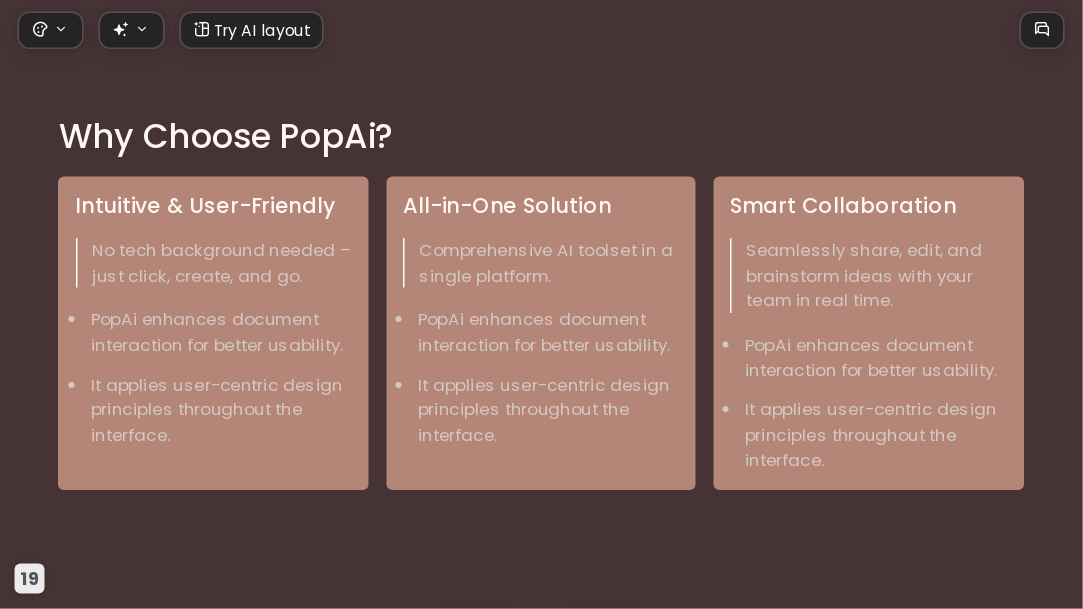 Retro Coffee AI Presentation Template for Portfolio Showcase 2026 - Slide 19