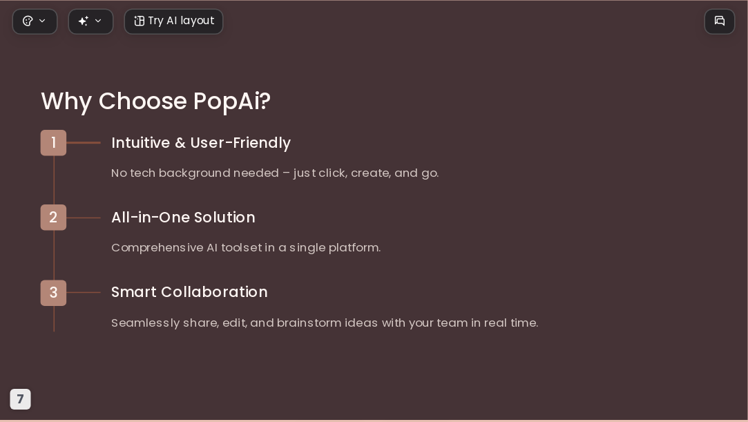 Retro Coffee AI Presentation Template for Portfolio Showcase 2026 - Slide 7