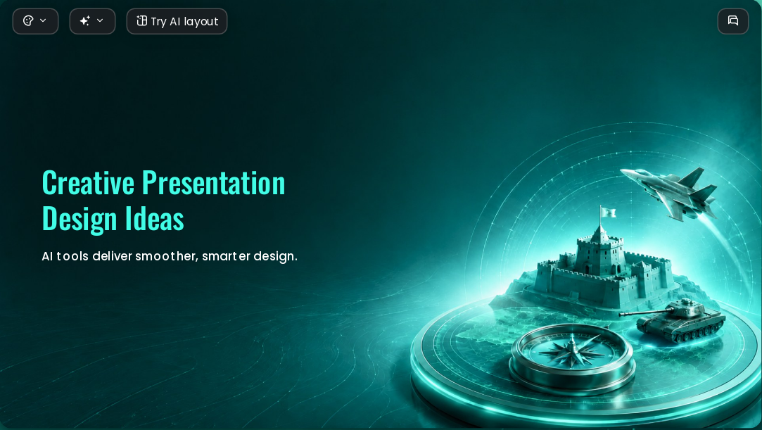 Military History and Defense Strategy AI Presentation Templates for Academic and Training Use 2026