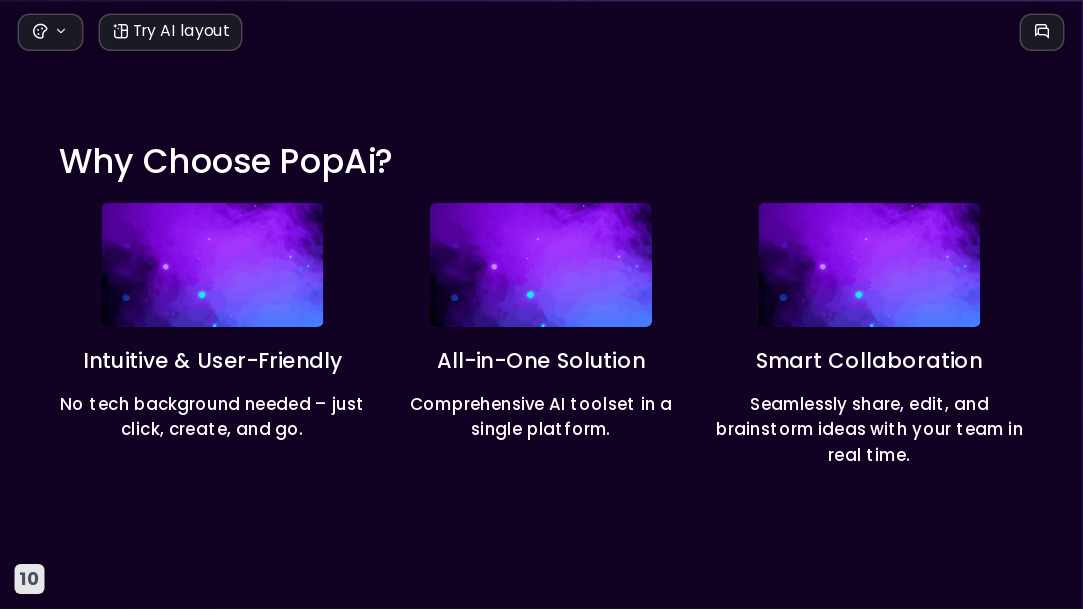 Dark Gradient Neon AI Presentation Template for Portfolio Showcase 2026 - Slide 10