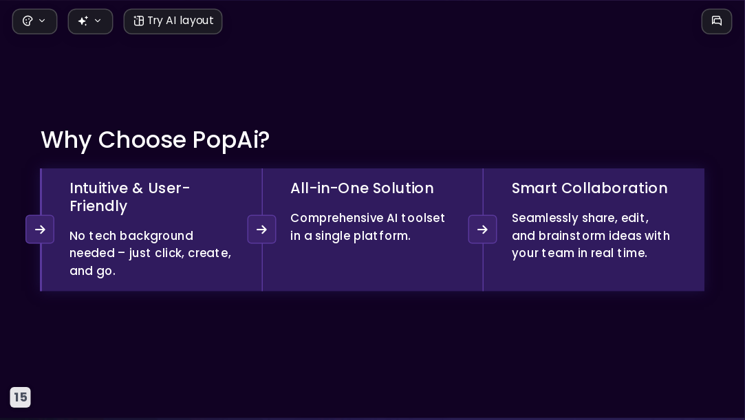 Dark Gradient Neon AI Presentation Template for Portfolio Showcase 2026 - Slide 15