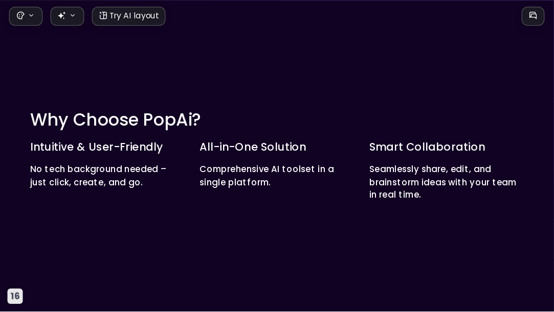 Dark Gradient Neon AI Presentation Template for Portfolio Showcase 2026 - Slide 16